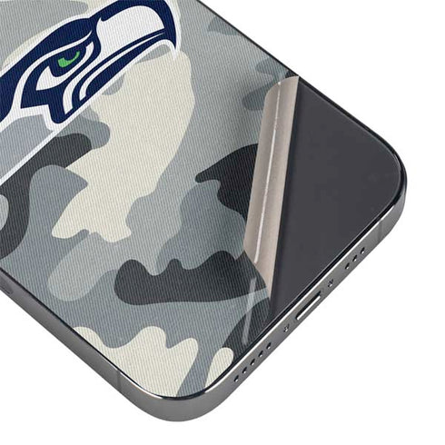 NFL Seattle Seahawks Camo iPhone 13 Pro Max Skin