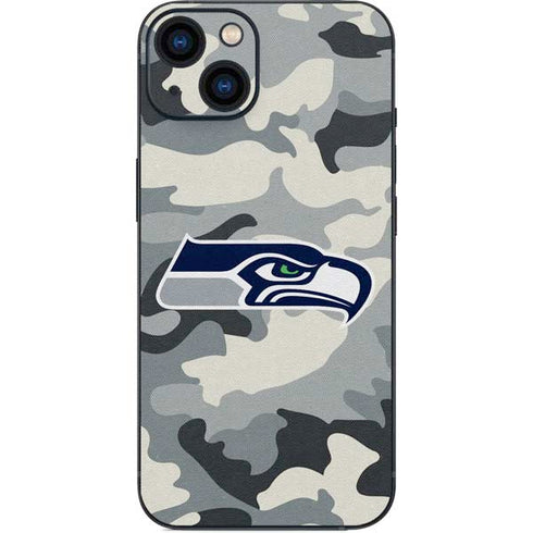 NFL Seattle Seahawks Camo iPhone 13 Skin