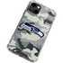 NFL Seattle Seahawks Camo iPhone 14 Clear Case