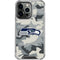 NFL Seattle Seahawks Camo iPhone 15 Pro Clear Case