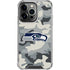 NFL Seattle Seahawks Camo iPhone 15 Pro Clear Case