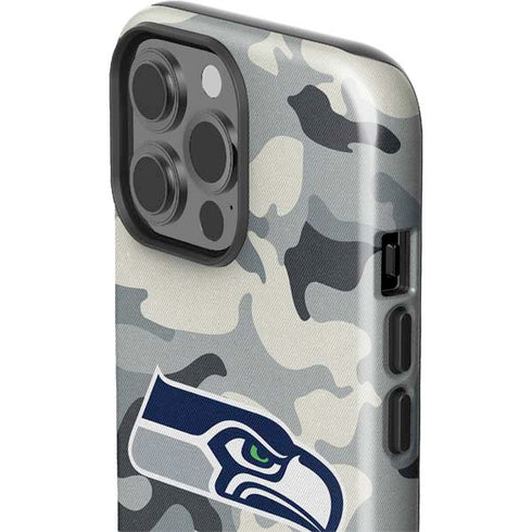 NFL Seattle Seahawks Camo iPhone 15 Pro Max Impact Case