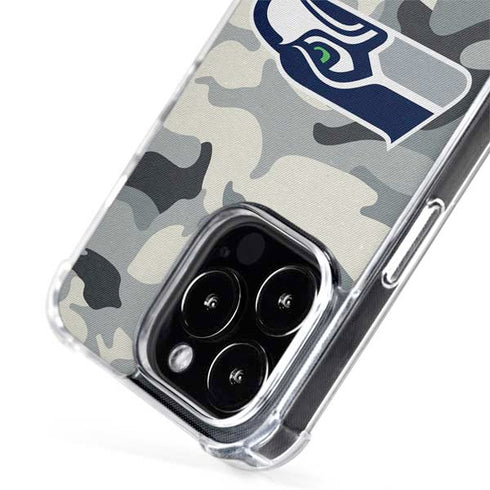 NFL Seattle Seahawks Camo iPhone 15 Pro Max MagSafe Case