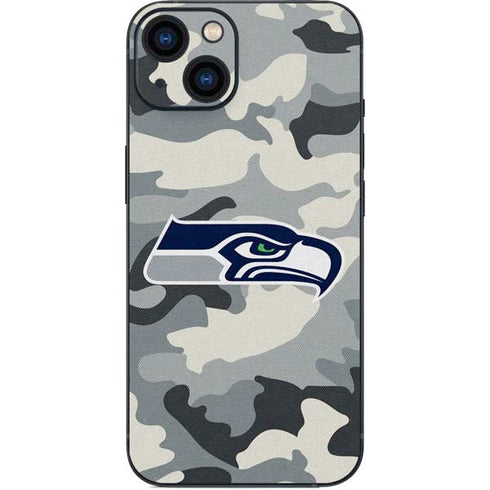 NFL Seattle Seahawks Camo iPhone 14 Skin