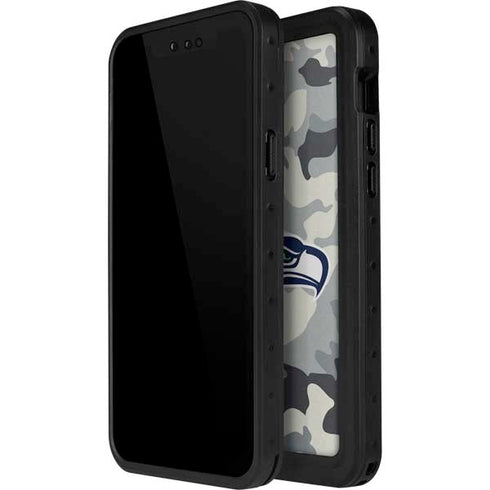 NFL Seattle Seahawks Camo iPhone 15 Plus Waterproof Case