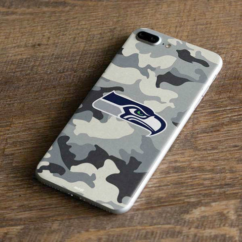 NFL Seattle Seahawks Camo iPhone 8 Plus Skin