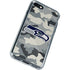 NFL Seattle Seahawks Camo iPhone SE (2nd & 3rd Gen) Clear Case