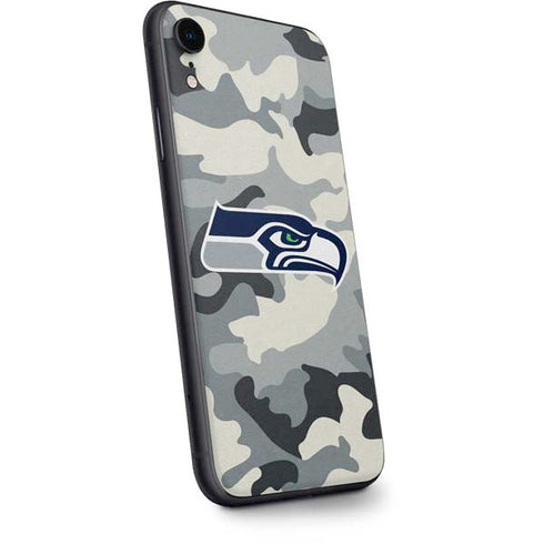 NFL Seattle Seahawks Camo iPhone XR Skin