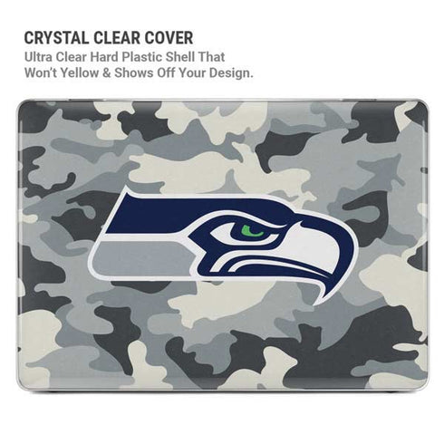 NFL Seattle Seahawks Camo MacBook Air 15in (2023-2025) Case plus Skin