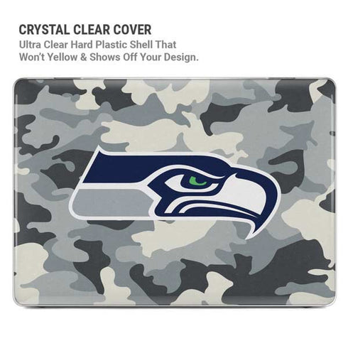 NFL Seattle Seahawks Camo MacBook Pro 16in (2021-25) Case plus Skin