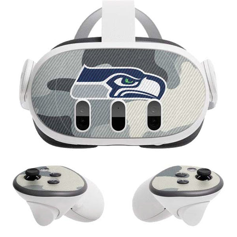 NFL Seattle Seahawks Camo Meta Quest 3 Skin