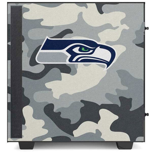 NFL Seattle Seahawks Camo NZXT H510 Compact ATX Mid-Tower Case Skin