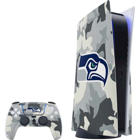 NFL Seattle Seahawks Camo PS5 Bundle Skin