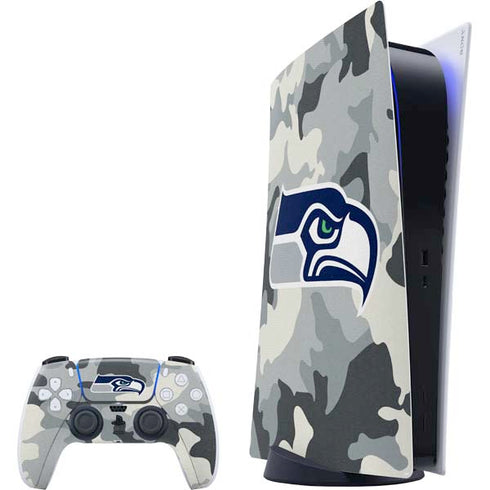 NFL Seattle Seahawks Camo PS5 Digital Edition Bundle Skin