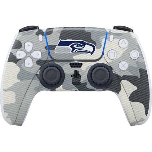 NFL Seattle Seahawks Camo PS5 Controller Skin