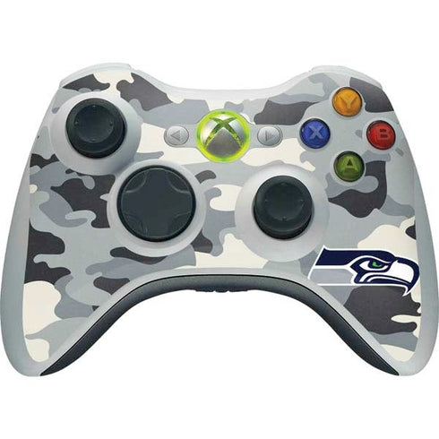 NFL Seattle Seahawks Camo Xbox 360 Wireless Controller Skin
