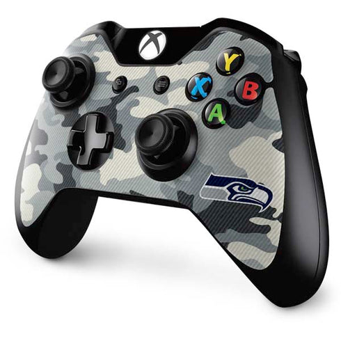 NFL Seattle Seahawks Camo Xbox One Controller Skin