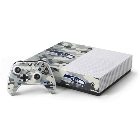 NFL Seattle Seahawks Camo Xbox One S All-Digital Edition Bundle Skin