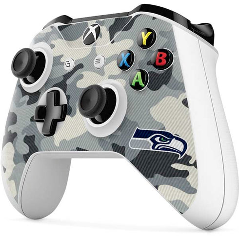 NFL Seattle Seahawks Camo Xbox One S Controller Skin