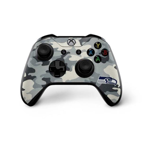 NFL Seattle Seahawks Camo Xbox One X Controller Skin