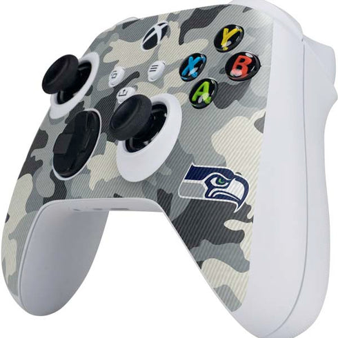 NFL Seattle Seahawks Camo Xbox Series S Controller Skin