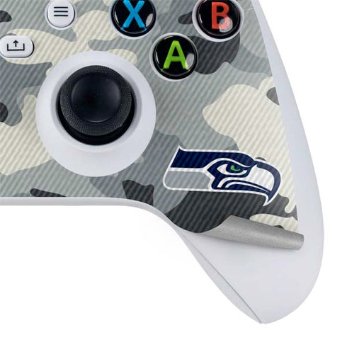 NFL Seattle Seahawks Camo Xbox Series S Controller Skin