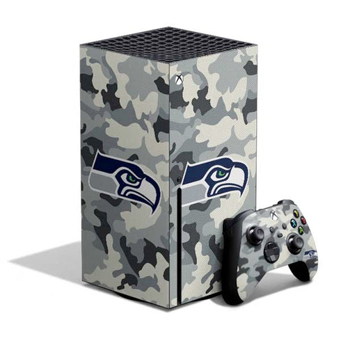 NFL Seattle Seahawks Camo Xbox Series X Bundle Skin