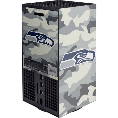 NFL Seattle Seahawks Camo Xbox Series X Console Skin