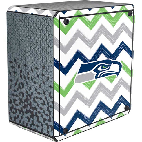 NFL Seattle Seahawks Chevron Cooler Master MasterBox Q300L Mini Tower Skin