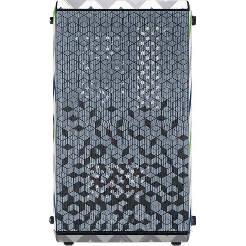 NFL Seattle Seahawks Chevron Cooler Master MasterBox Q300L Mini Tower Skin