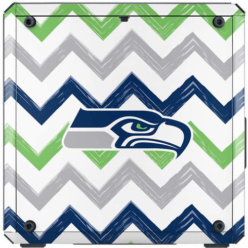 NFL Seattle Seahawks Chevron Cooler Master MasterBox Q300L Mini Tower Skin