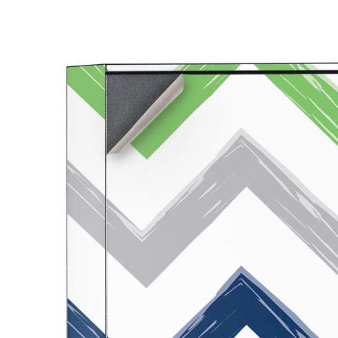 NFL Seattle Seahawks Chevron Corsair 4000D Tempered Glass Mid-Tower ATX Case Skin