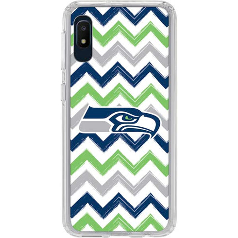 NFL Seattle Seahawks Chevron Galaxy A10e Clear Case