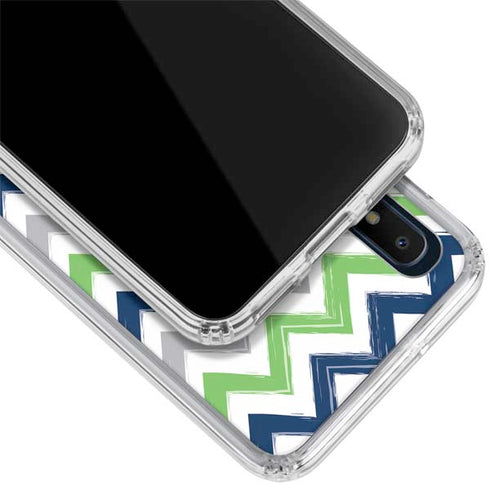 NFL Seattle Seahawks Chevron Galaxy A10e Clear Case