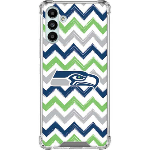 NFL Seattle Seahawks Chevron Galaxy A13 5G Clear Case