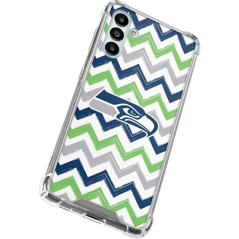 NFL Seattle Seahawks Chevron Galaxy A13 5G Clear Case
