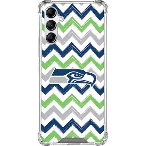 NFL Seattle Seahawks Chevron Galaxy A14 5G Clear Case
