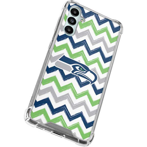 NFL Seattle Seahawks Chevron Galaxy A14 5G Clear Case