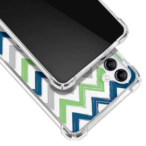 NFL Seattle Seahawks Chevron Galaxy A14 5G Clear Case
