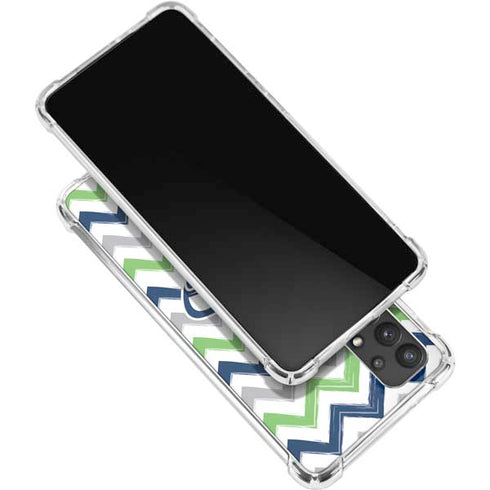 NFL Seattle Seahawks Chevron Galaxy A32 5G Clear Case