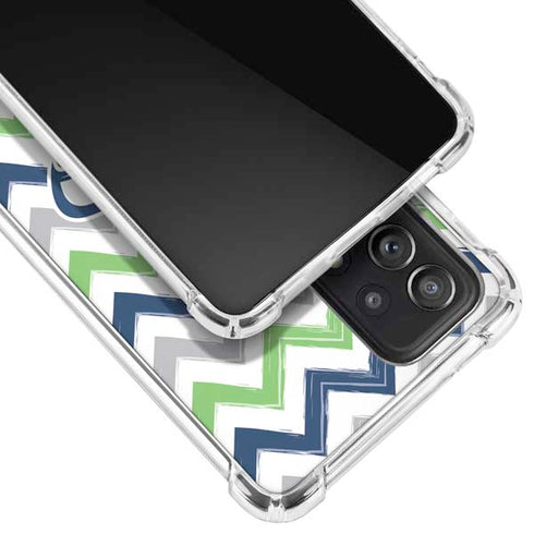 NFL Seattle Seahawks Chevron Galaxy A52 5G Clear Case