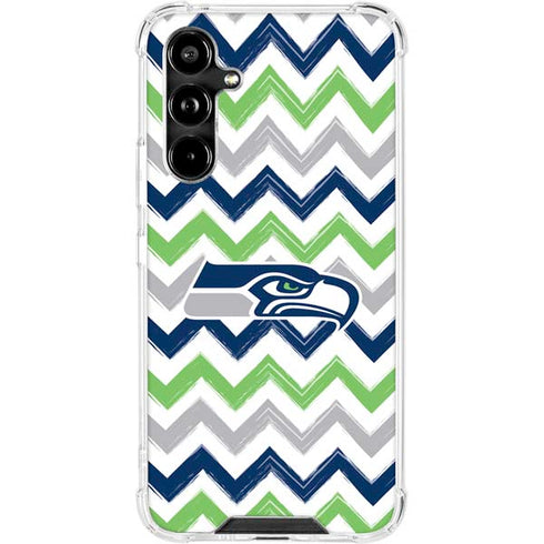 NFL Seattle Seahawks Chevron Galaxy A54 5G Clear Case