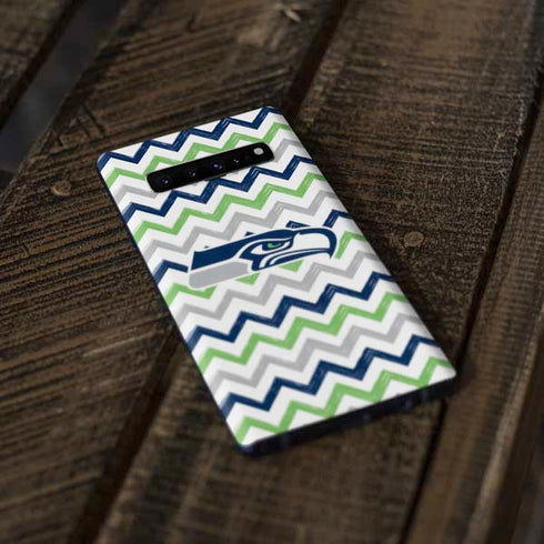 NFL Seattle Seahawks Chevron Galaxy S10 Skin