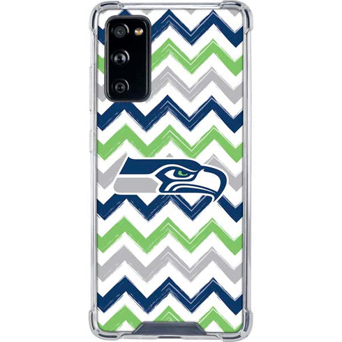 NFL Seattle Seahawks Chevron Galaxy S20 FE Clear Case