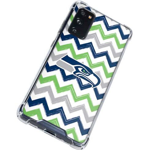 NFL Seattle Seahawks Chevron Galaxy S20 FE Clear Case
