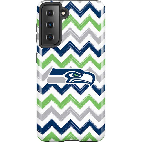 NFL Seattle Seahawks Chevron Galaxy S21 5G Pro Case