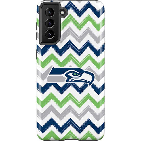 NFL Seattle Seahawks Chevron Galaxy S21 Plus 5G Pro Case