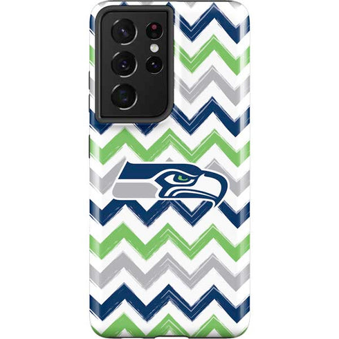 NFL Seattle Seahawks Chevron Galaxy S21 Ultra 5G Pro Case