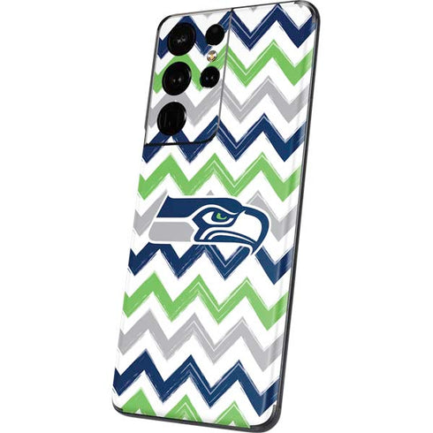 NFL Seattle Seahawks Chevron Galaxy S21 Ultra 5G Skin