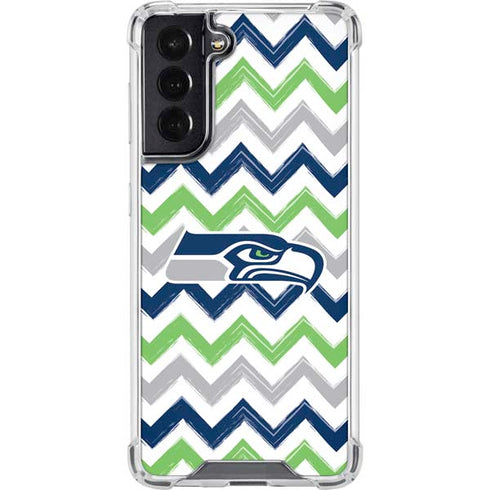 NFL Seattle Seahawks Chevron Galaxy S22 Clear Case